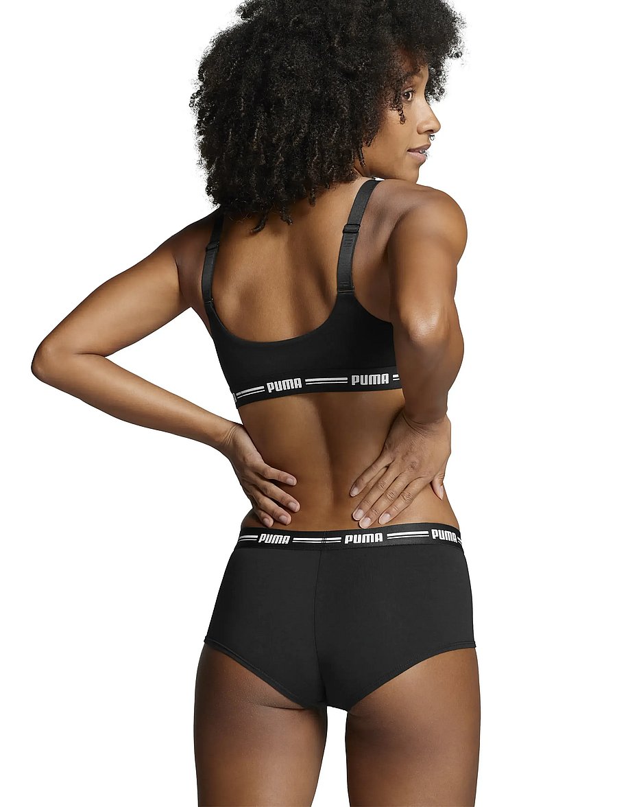 PUMA - PUMA WOMEN MINI SHORT 2P PACK - unterwäsche & socken - black - 4