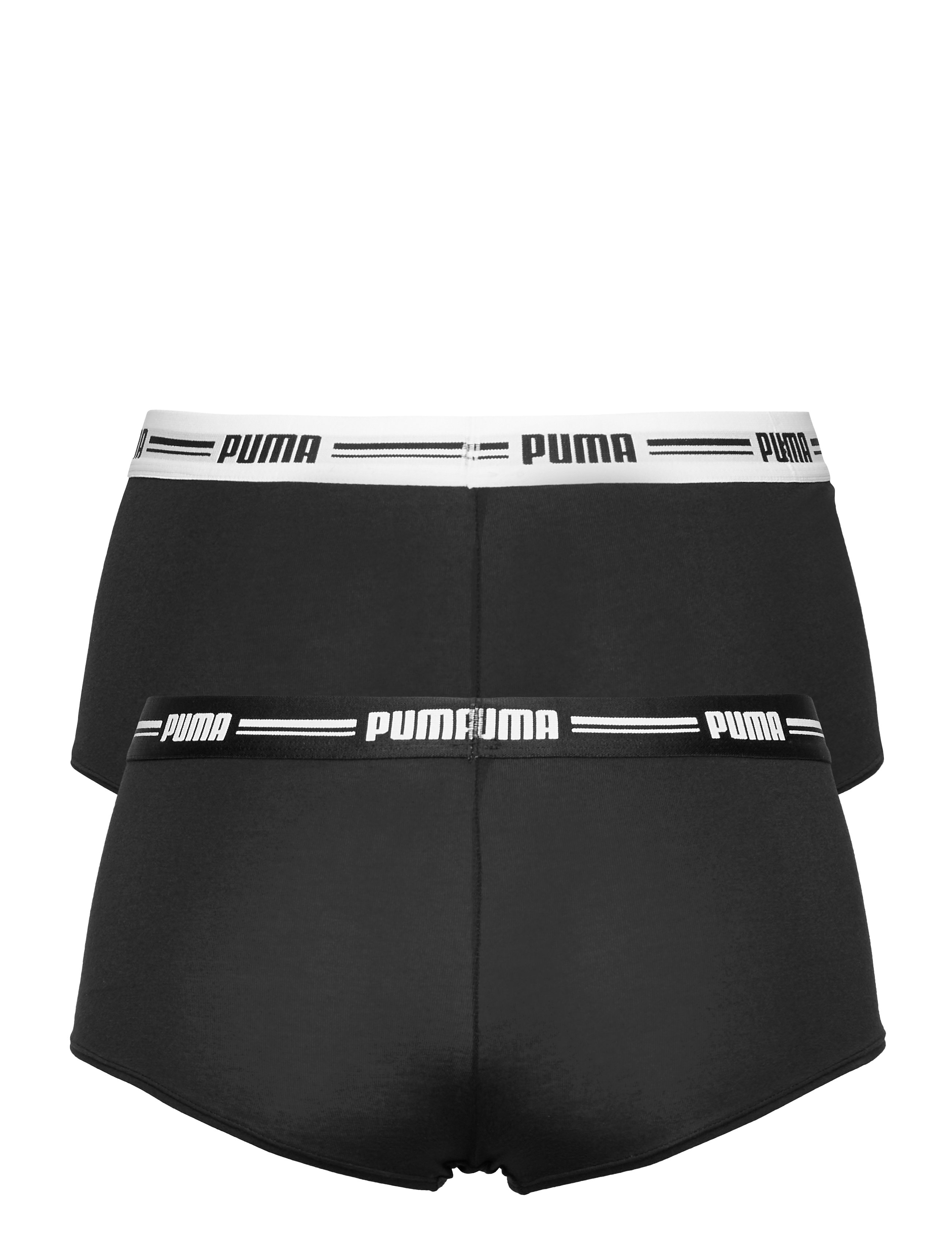 PUMA - PUMA WOMEN MINI SHORT 2P PACK - unterwäsche & socken - black - 2