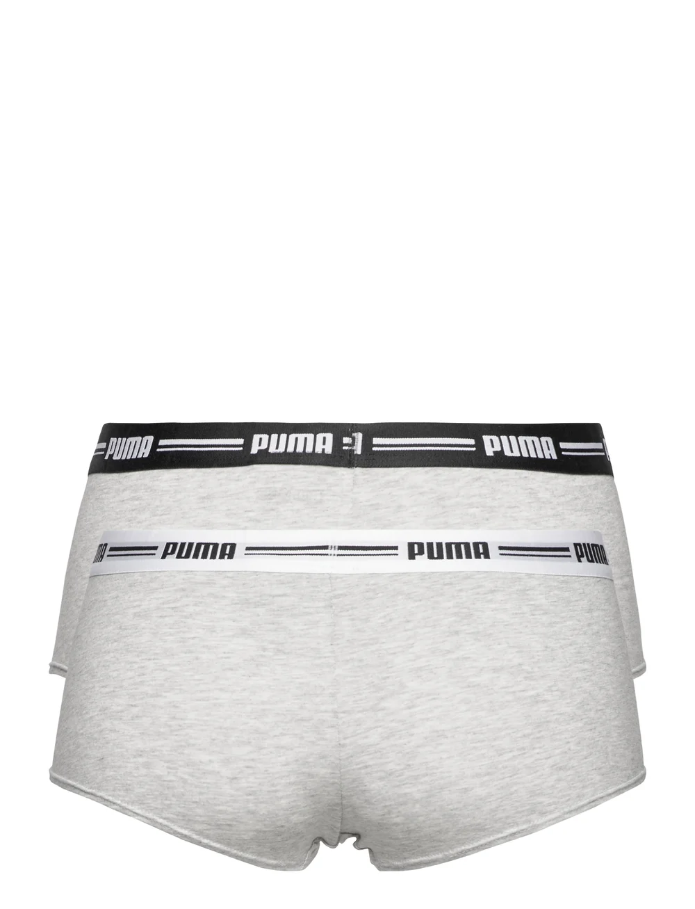 PUMA - PUMA WOMEN MINI SHORT 2P PACK - undertøj - grey / grey - 1
