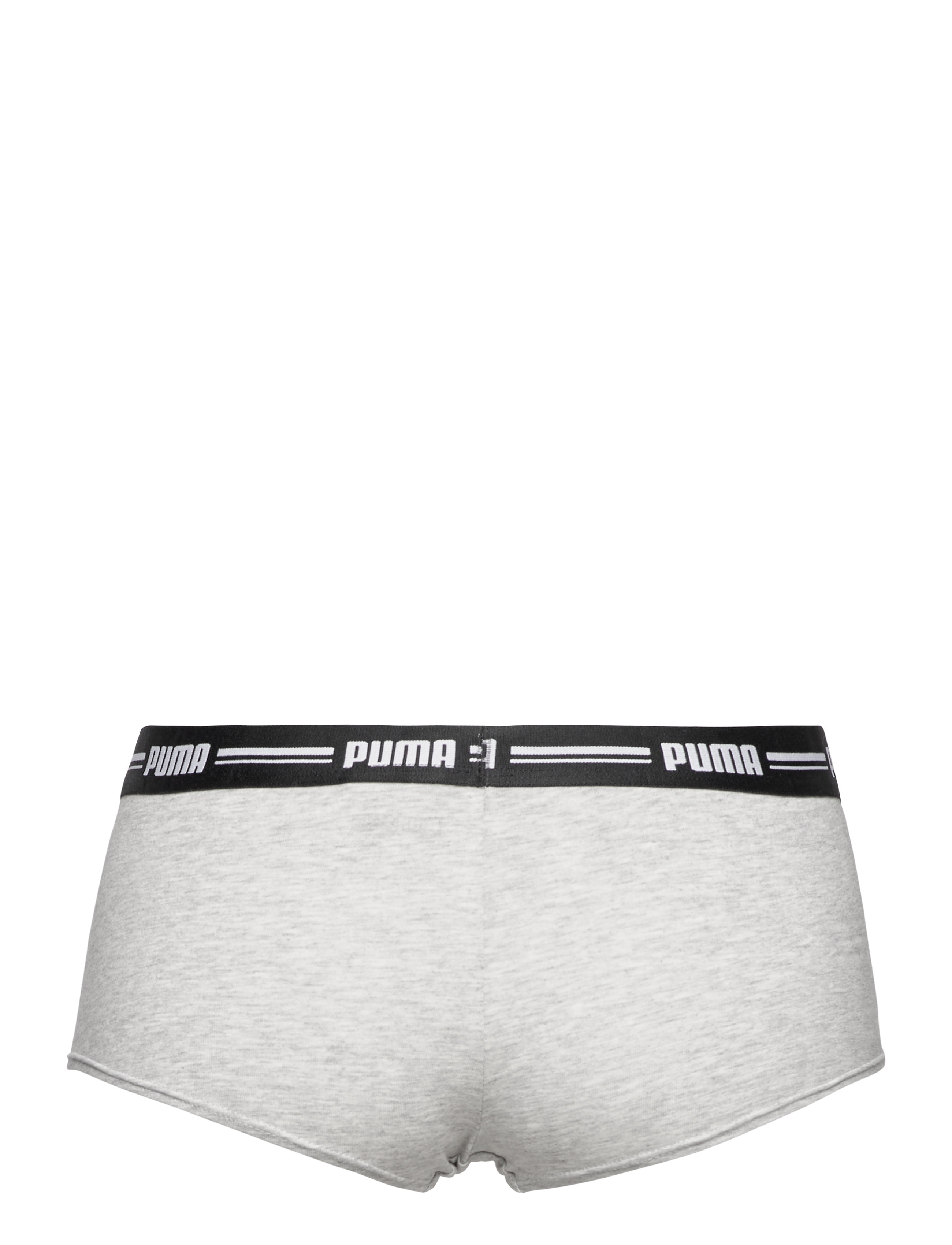 PUMA - PUMA WOMEN MINI SHORT 2P PACK - aluspesu ja sokid - grey / grey - 3