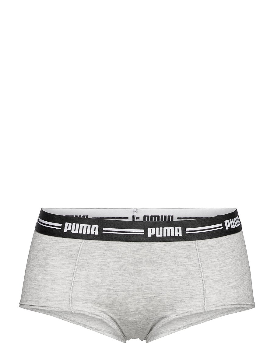 PUMA - PUMA WOMEN MINI SHORT 2P PACK - aluspesu ja sokid - grey / grey - 3