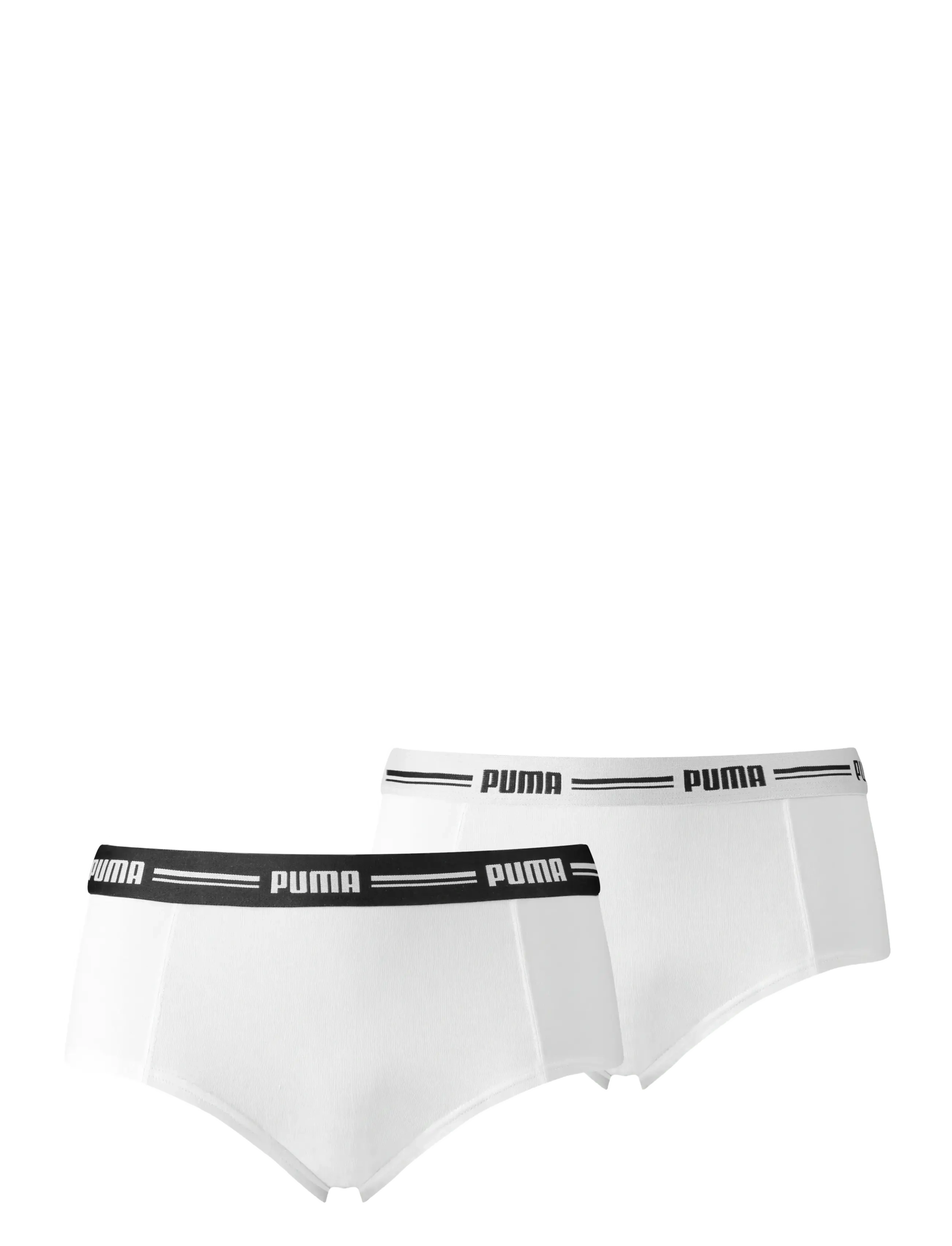 PUMA Puma Damen Mini Kurz 2P Pack Weiß - L - Damen