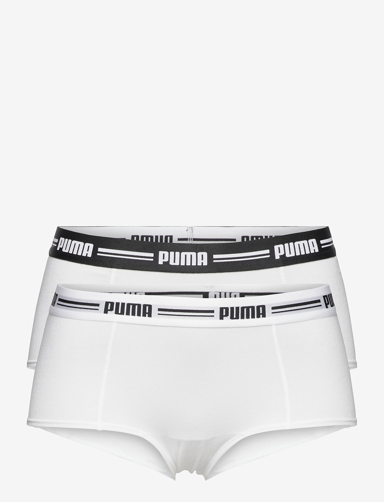 PUMA - PUMA WOMEN MINI SHORT 2P PACK - white / white - 0