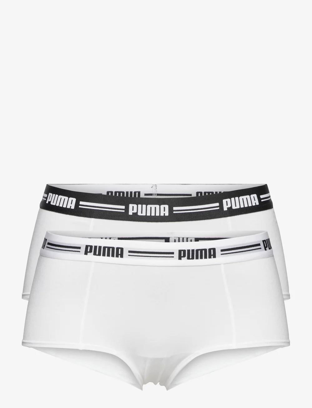 PUMA - PUMA WOMEN MINI SHORT 2P PACK - undertøj - white / white - 0