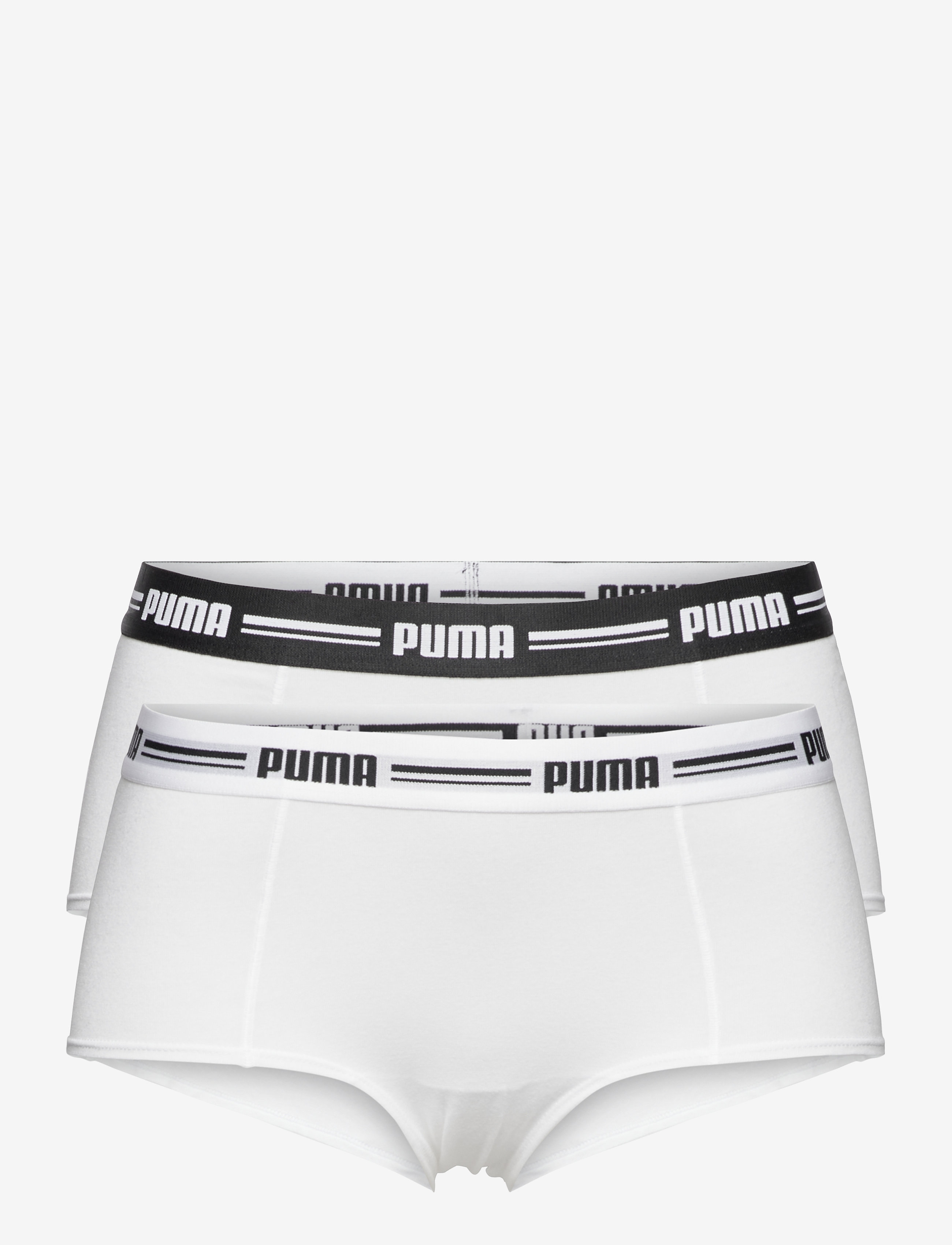 PUMA PUMA WOMEN MINI SHORT 2P PACK - PUMA - WHITE / WHITE / white