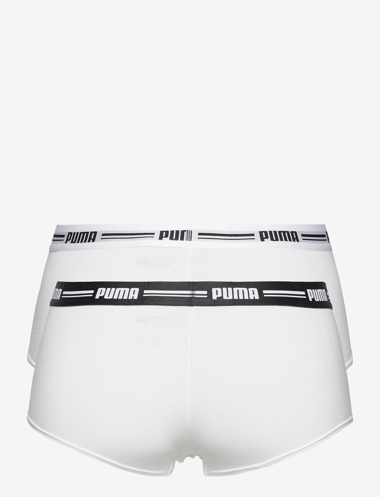 PUMA - PUMA WOMEN MINI SHORT 2P PACK - unterwäsche - white / white - 2