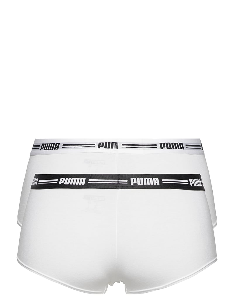 PUMA - PUMA WOMEN MINI SHORT 2P PACK - unterwäsche - white / white - 2