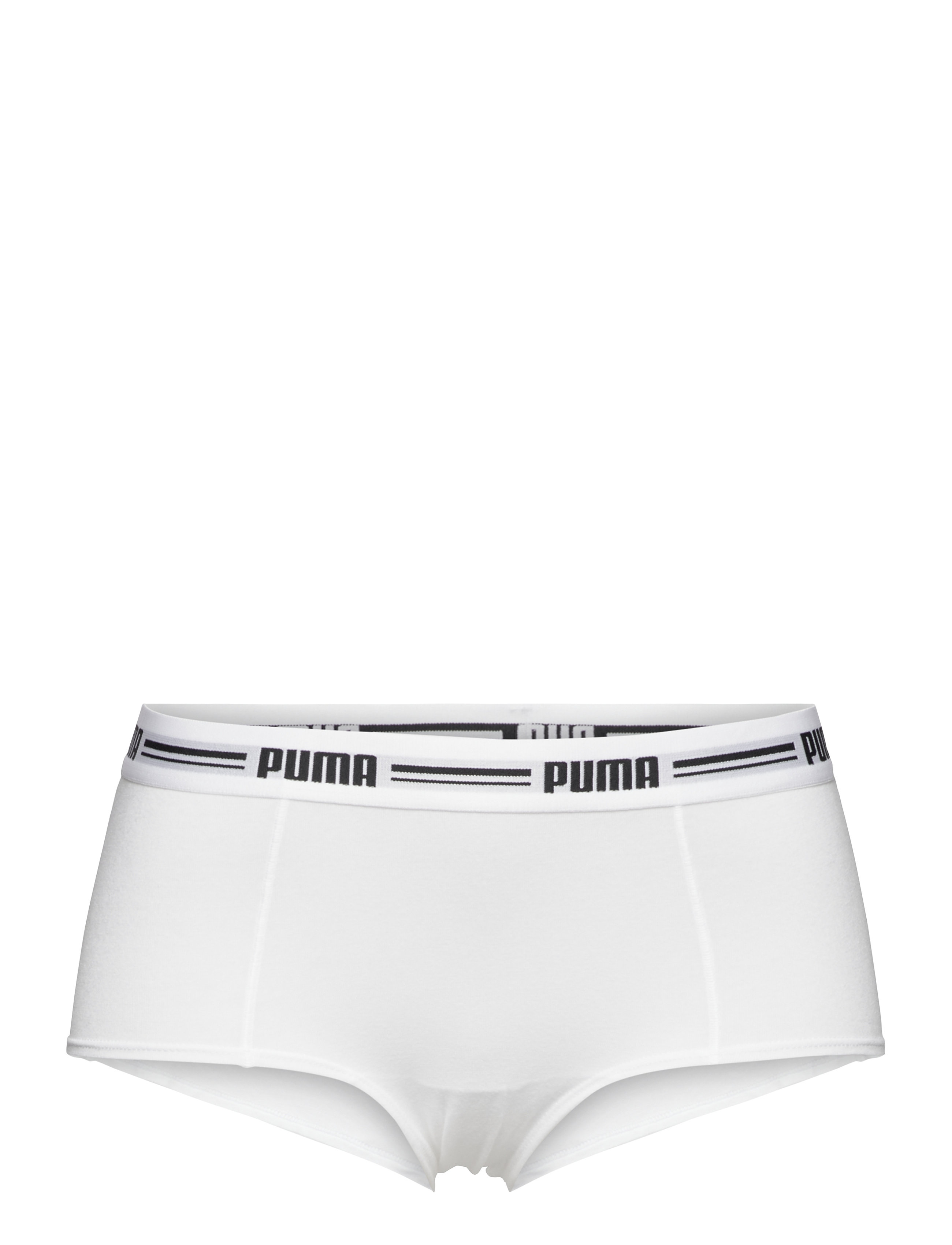 PUMA - PUMA WOMEN MINI SHORT 2P PACK - aluspesu ja sokid - white / white - 3