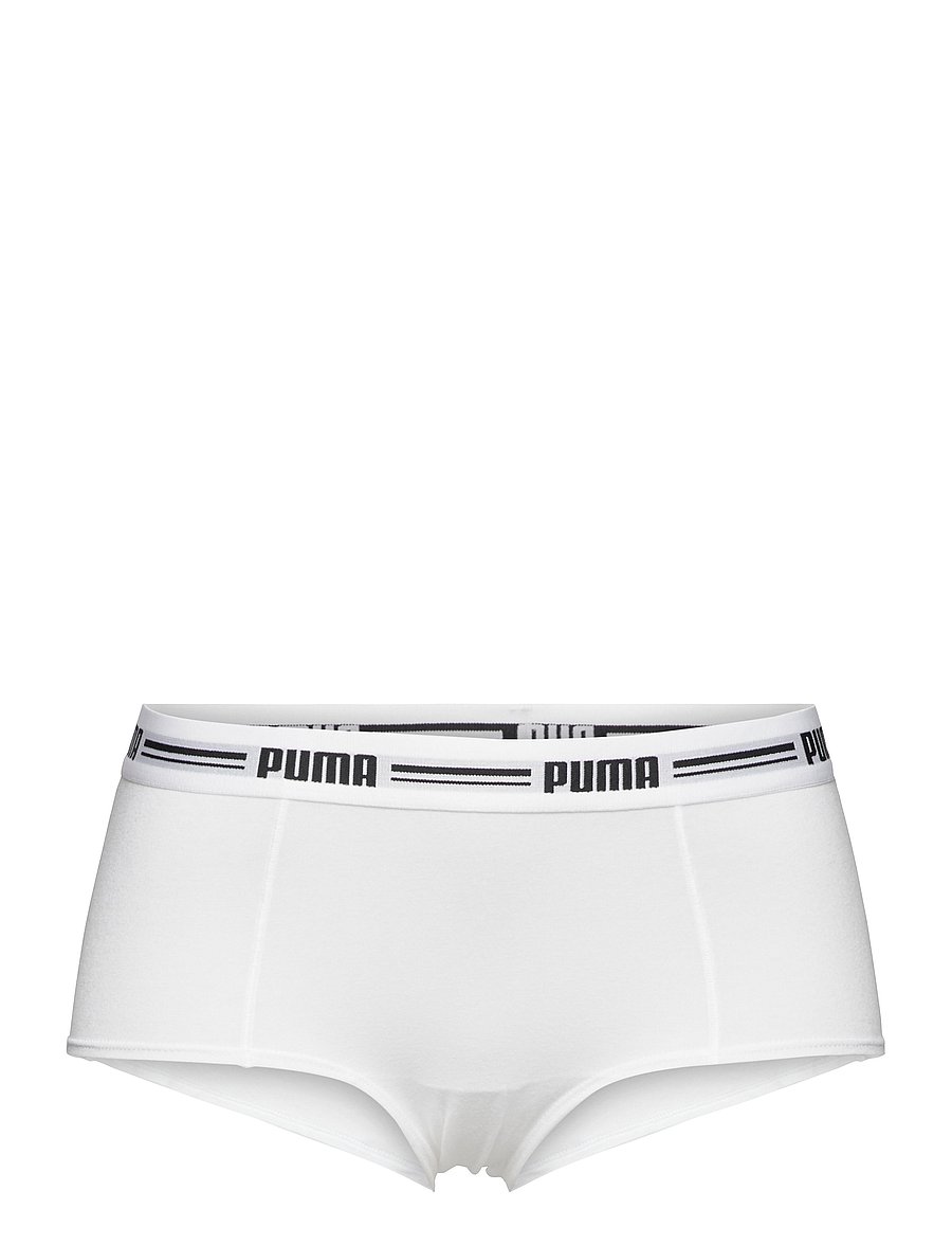 PUMA - PUMA WOMEN MINI SHORT 2P PACK - aluspesu ja sokid - white / white - 3