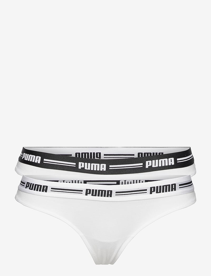 PUMA - PUMA WOMEN STRING 2P PACK - ondergoed - white / white - 1