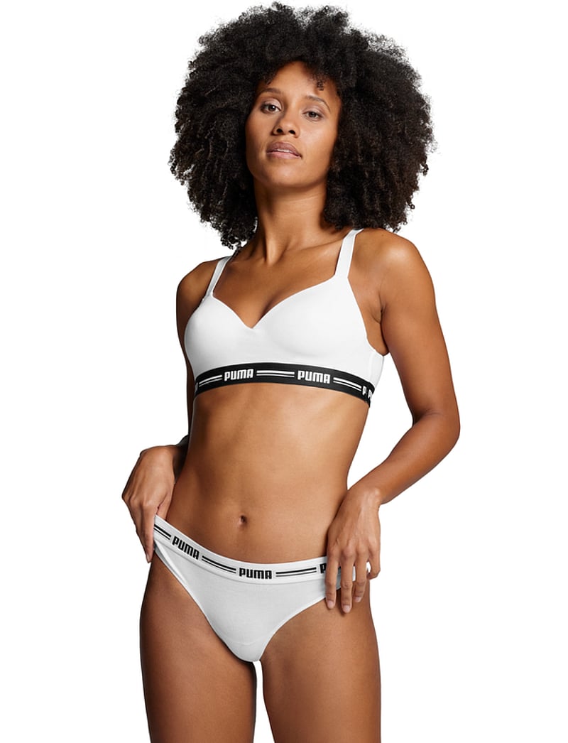 PUMA - PUMA WOMEN STRING 2P PACK - ondergoed - white / white - 0