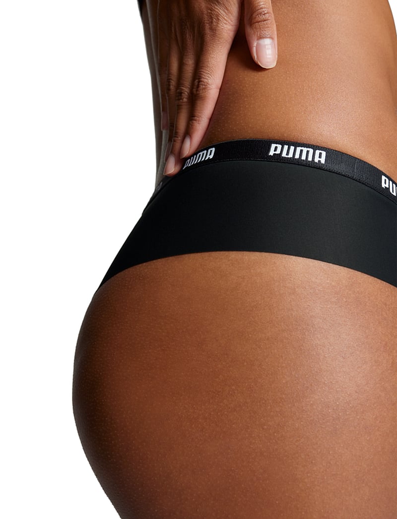 PUMA - PUMA WOMEN MICROFIBER BRAZILIAN 2P - alusvaatteet - black - 4