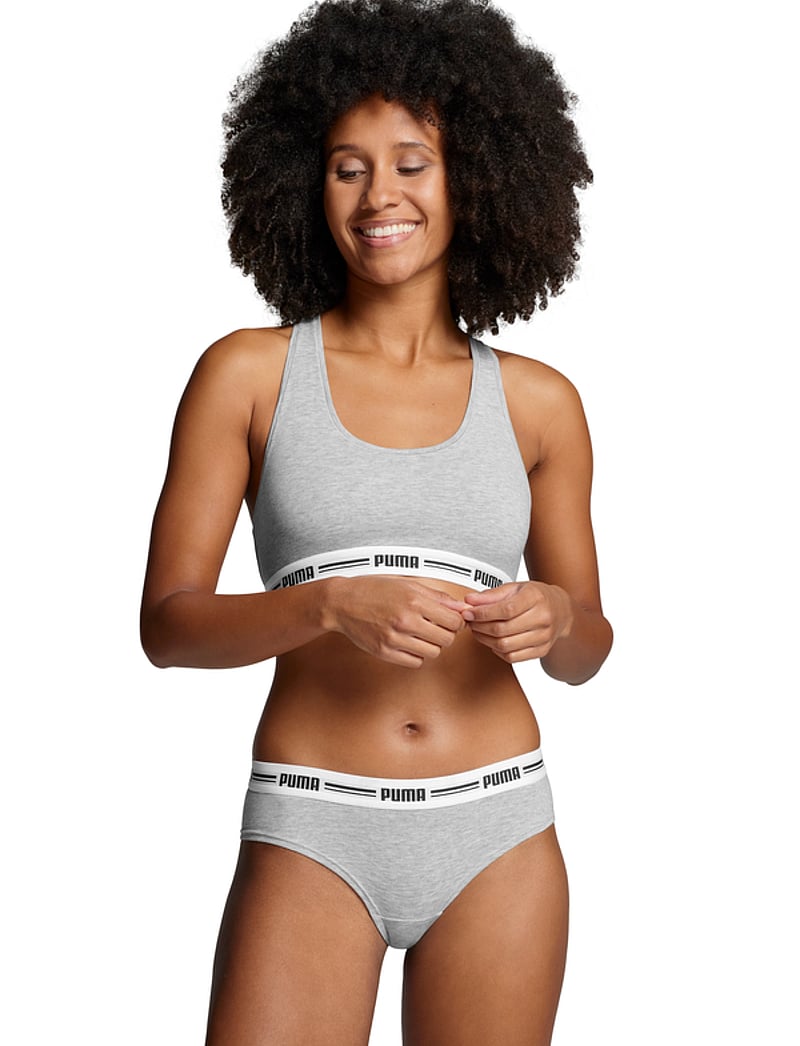 PUMA - PUMA WOMEN BRAZILIAN 2P PACK - undertøj - grey / grey - 0