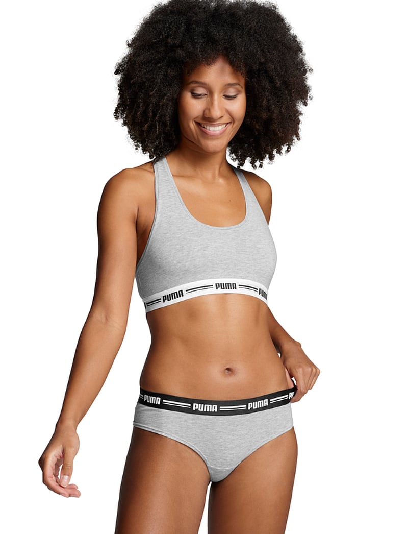 PUMA - PUMA WOMEN BRAZILIAN 2P PACK - undertøj - grey / grey - 2