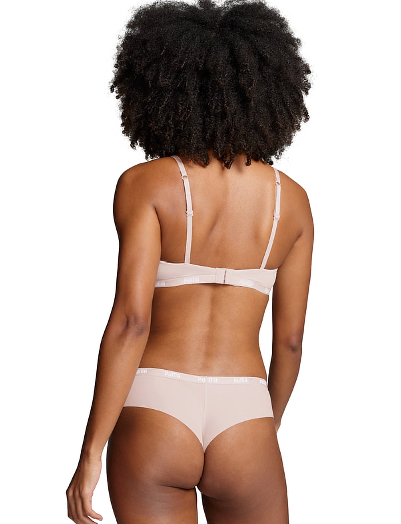PUMA - PUMA WOMEN MICROFIBER BRAZILIAN 2P - undertøj - rose dust - 3