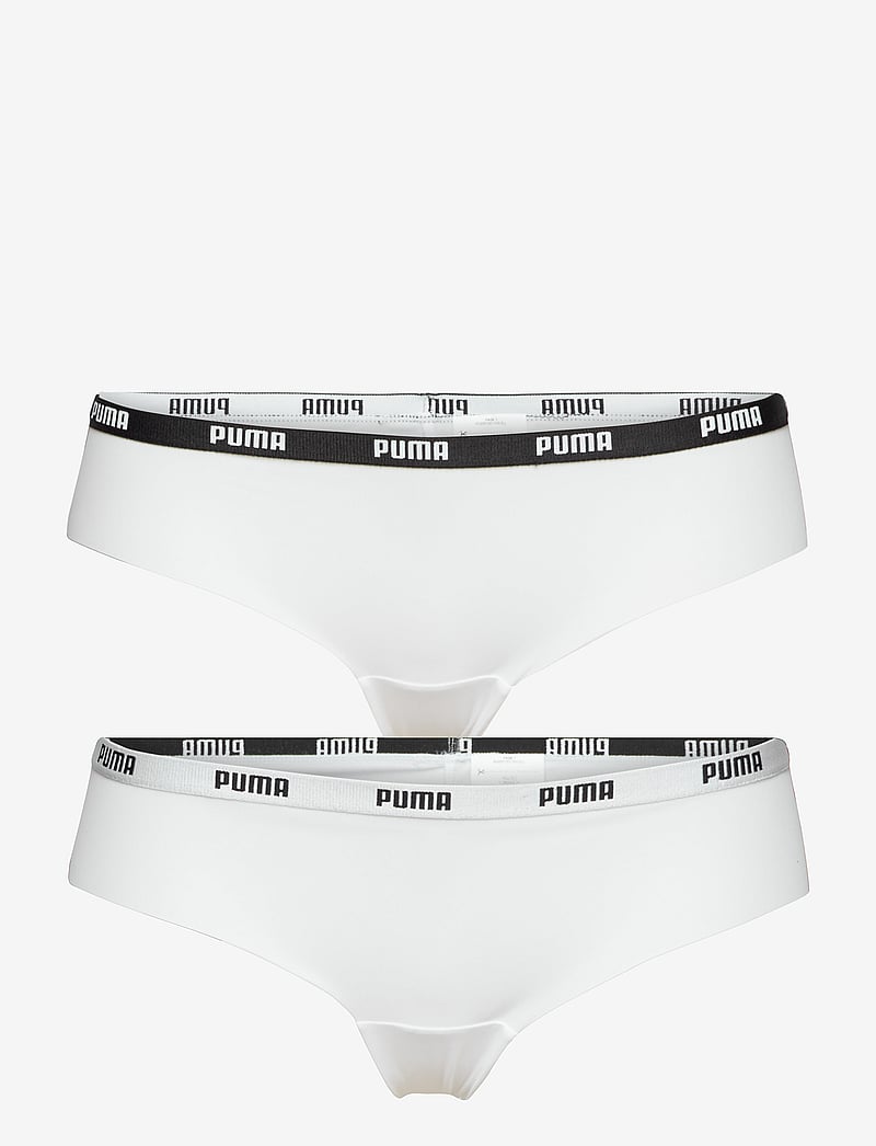 PUMA - PUMA WOMEN MICROFIBER BRAZILIAN 2P - underkläder - white - 1