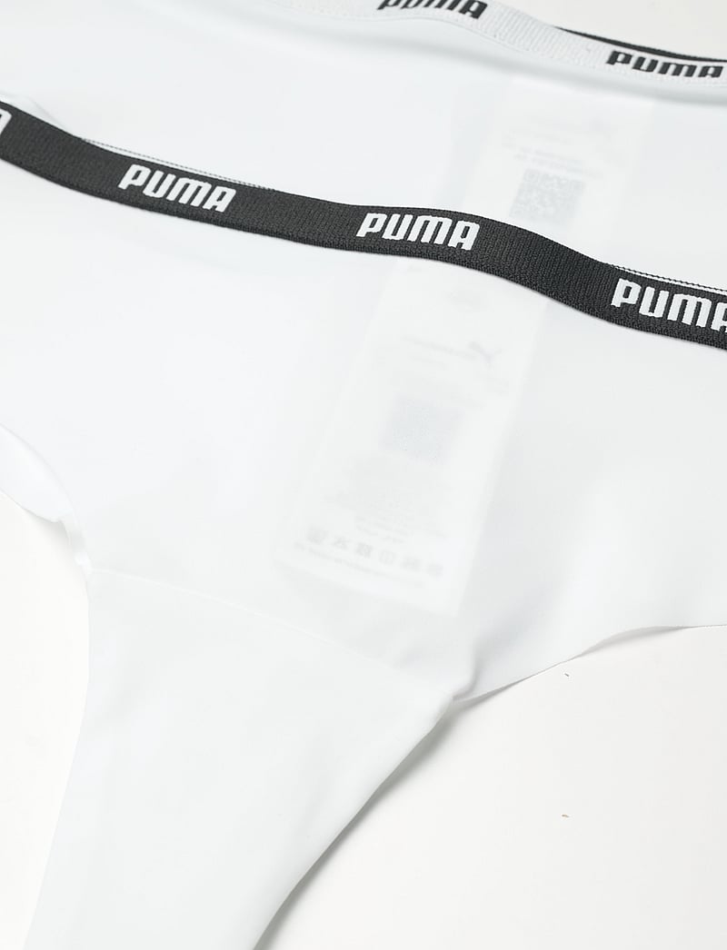PUMA - PUMA WOMEN MICROFIBER BRAZILIAN 2P - underkläder - white - 5