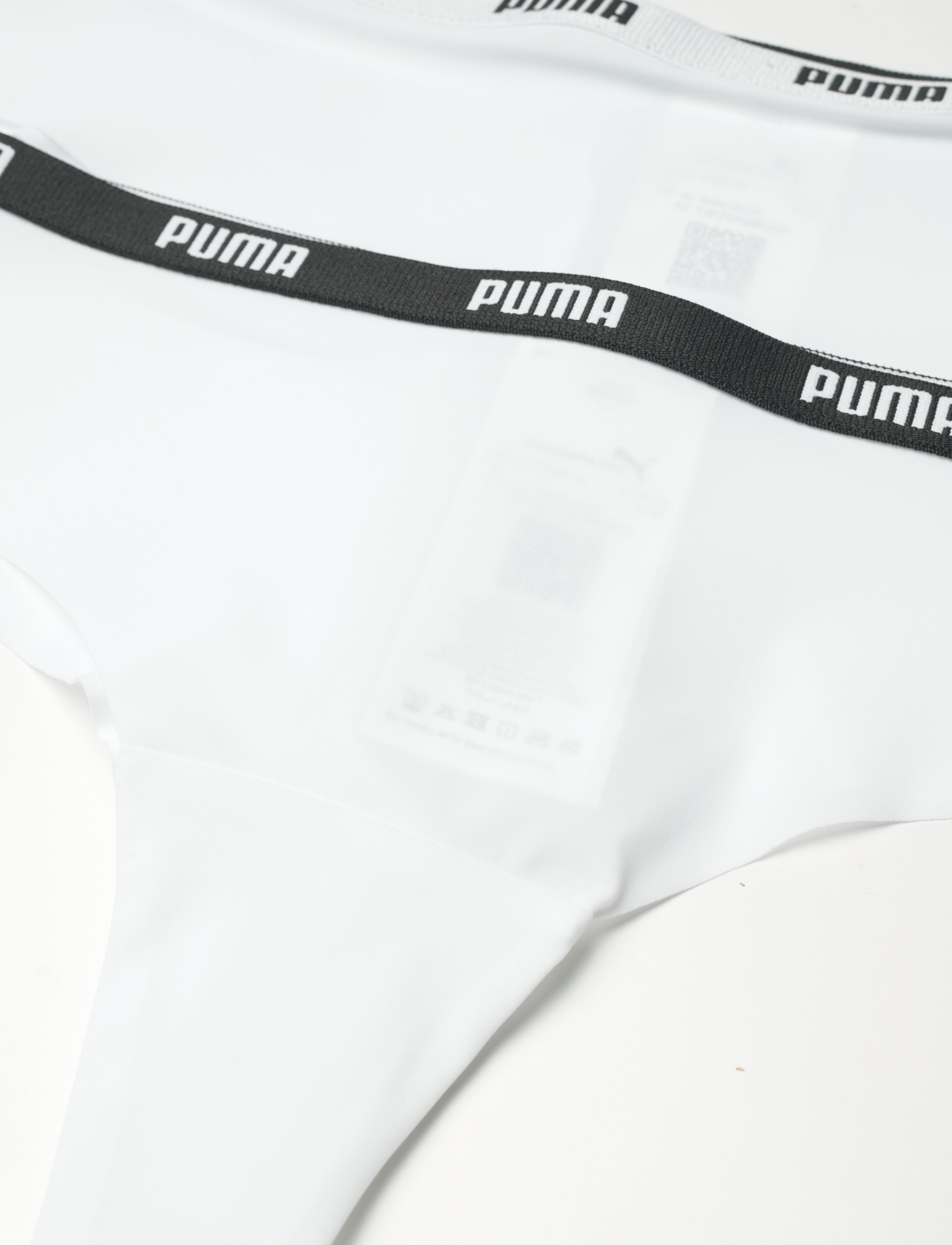 PUMA - PUMA WOMEN MICROFIBER BRAZILIAN 2P - unterwäsche & socken - white - 5