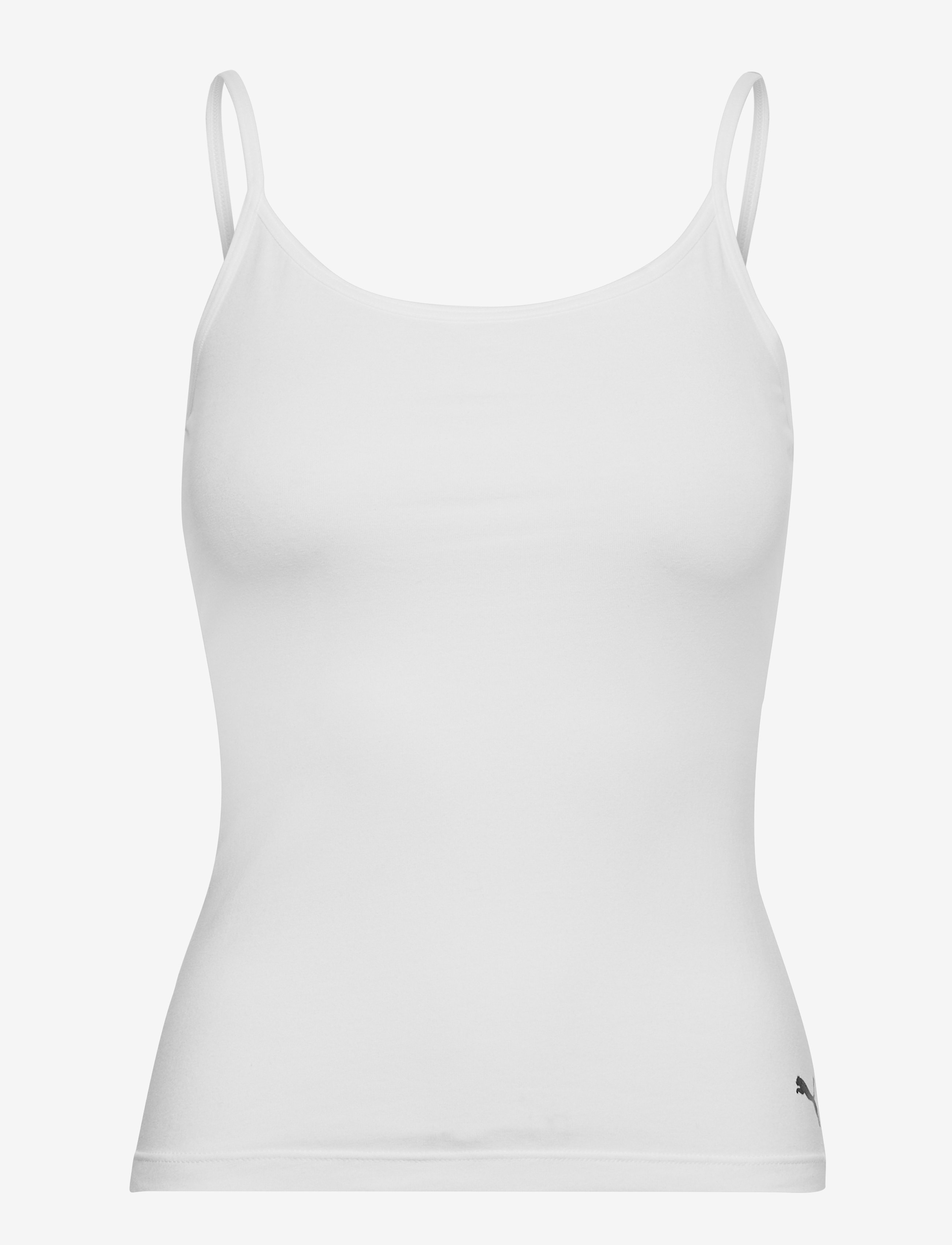 PUMA PUMA WOMEN CAMISOLE 1P HANG - Tøj - WHITE / white