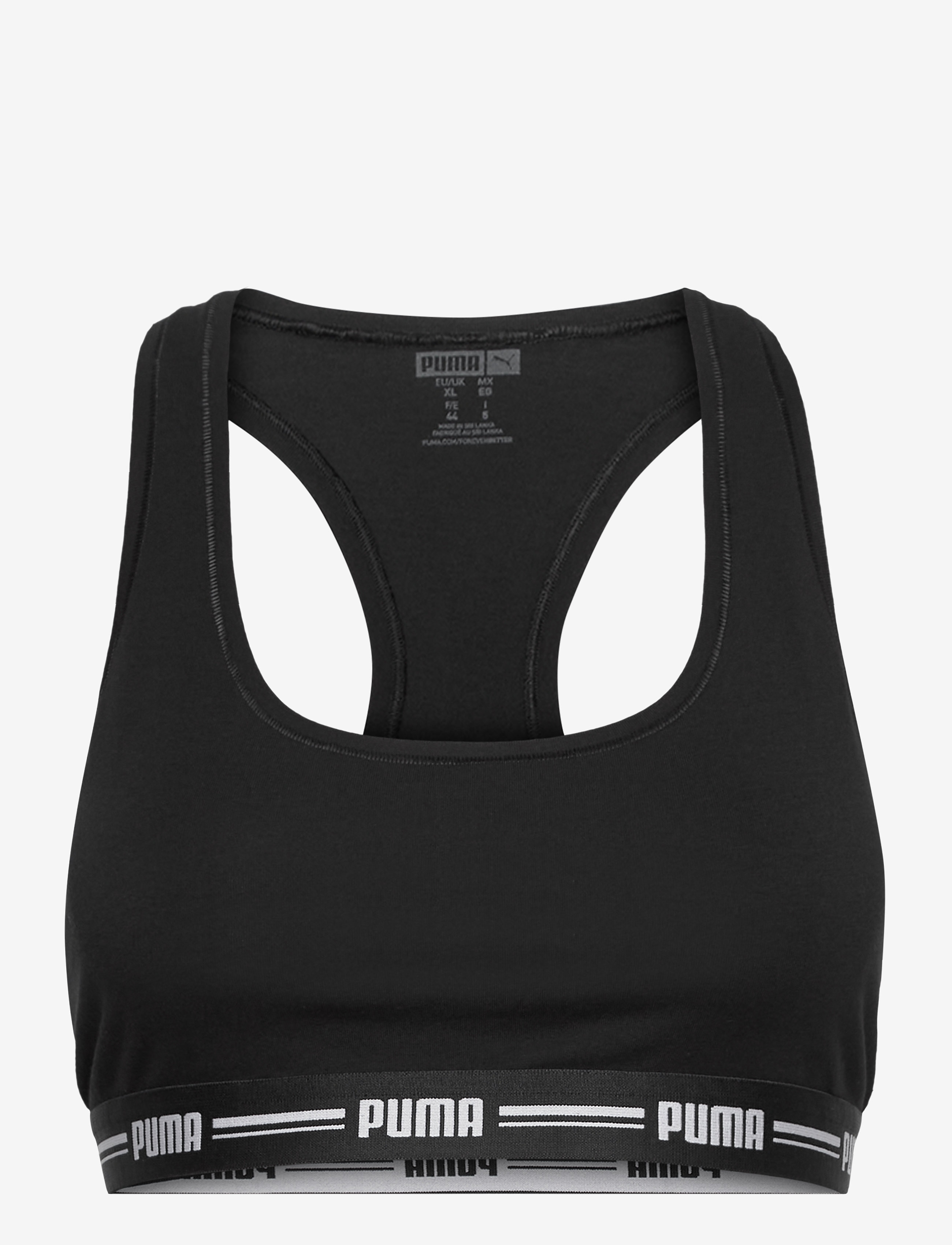 PUMA WOMEN RACER BACK TOP 1P HANG - BLACK