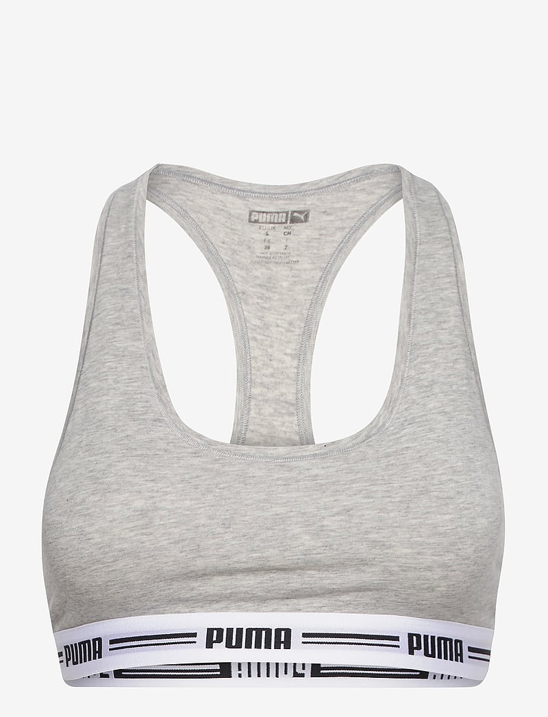 PUMA - PUMA WOMEN RACER BACK TOP 1P HANG - tank top-bh'er - grey melange - 1