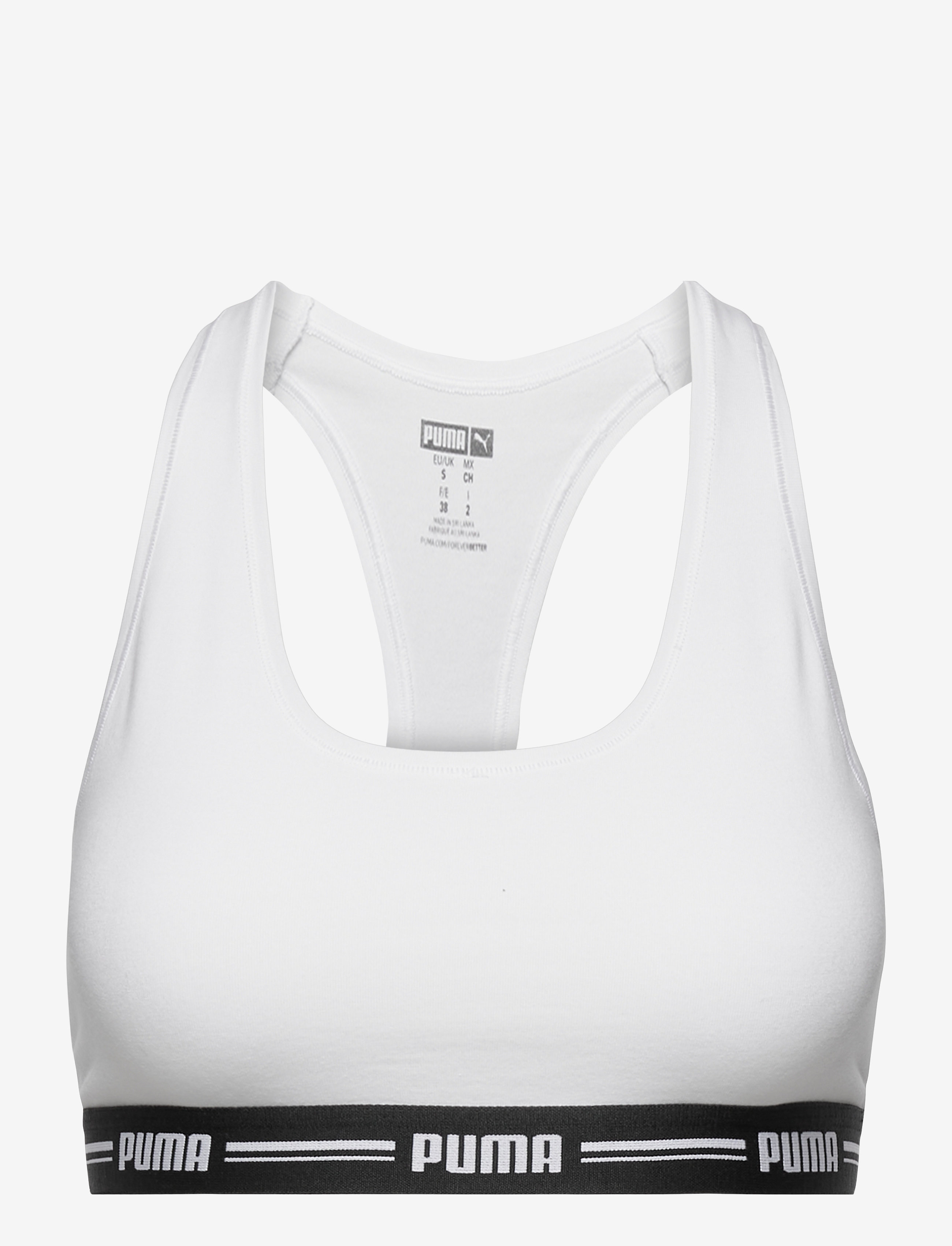 PUMA WOMEN RACER BACK TOP 1P HANG - WHITE