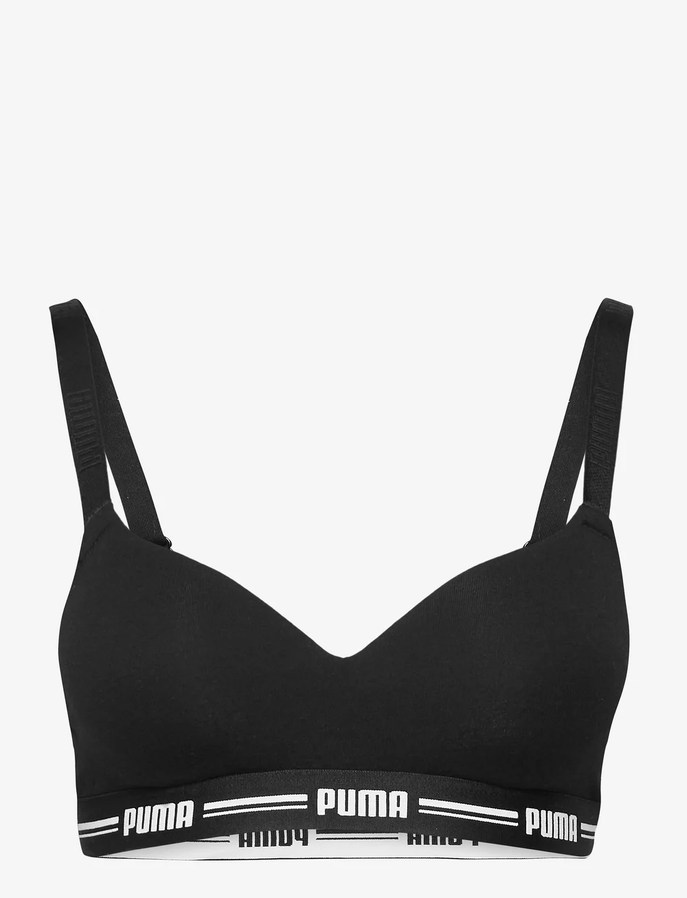 PUMA - PUMA WOMEN PADDED TOP 1P HANG - bügellose bhs - black - 1