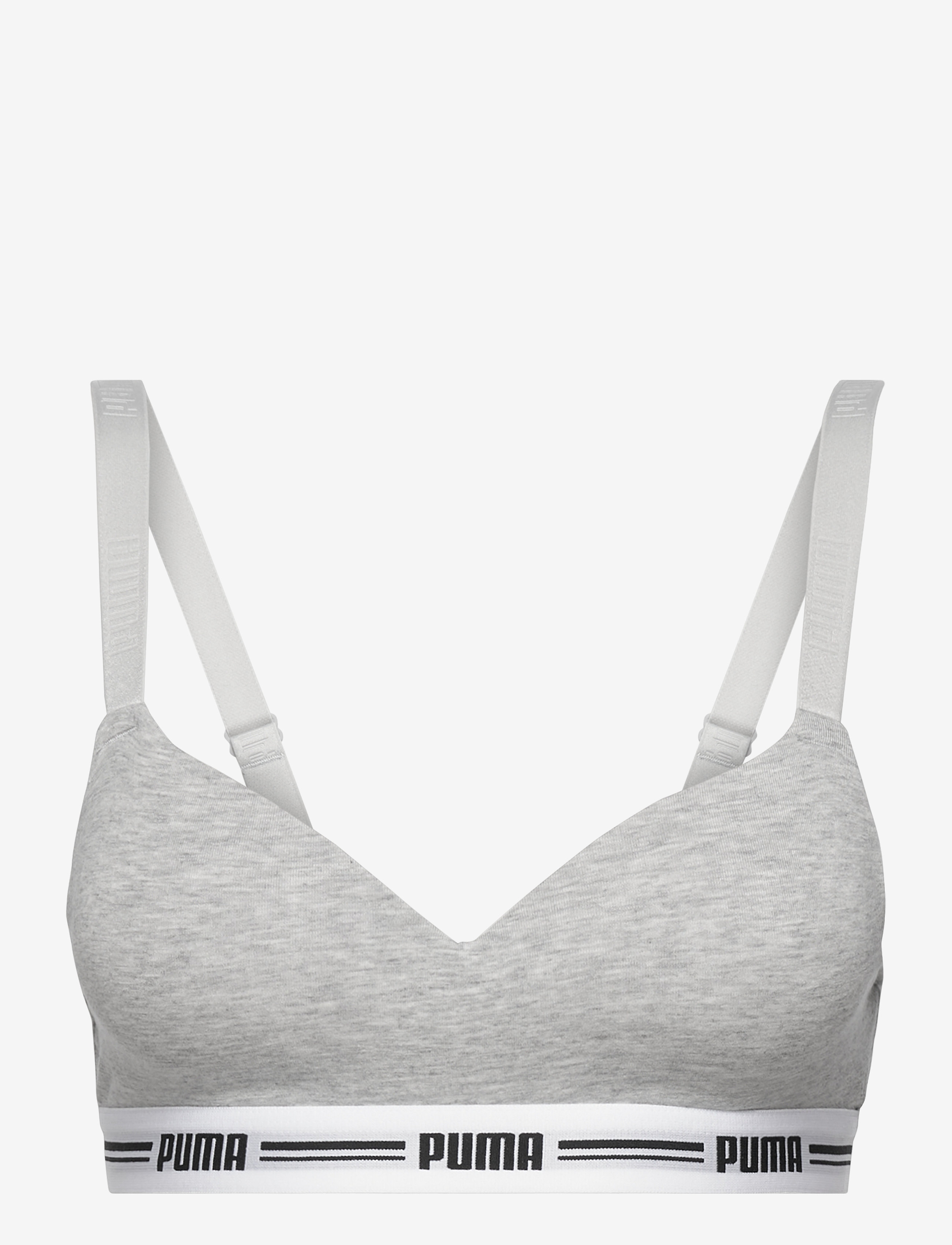 PUMA PUMA WOMEN PADDED TOP 1P HANG - Undertøj - GREY MELANGE / grey