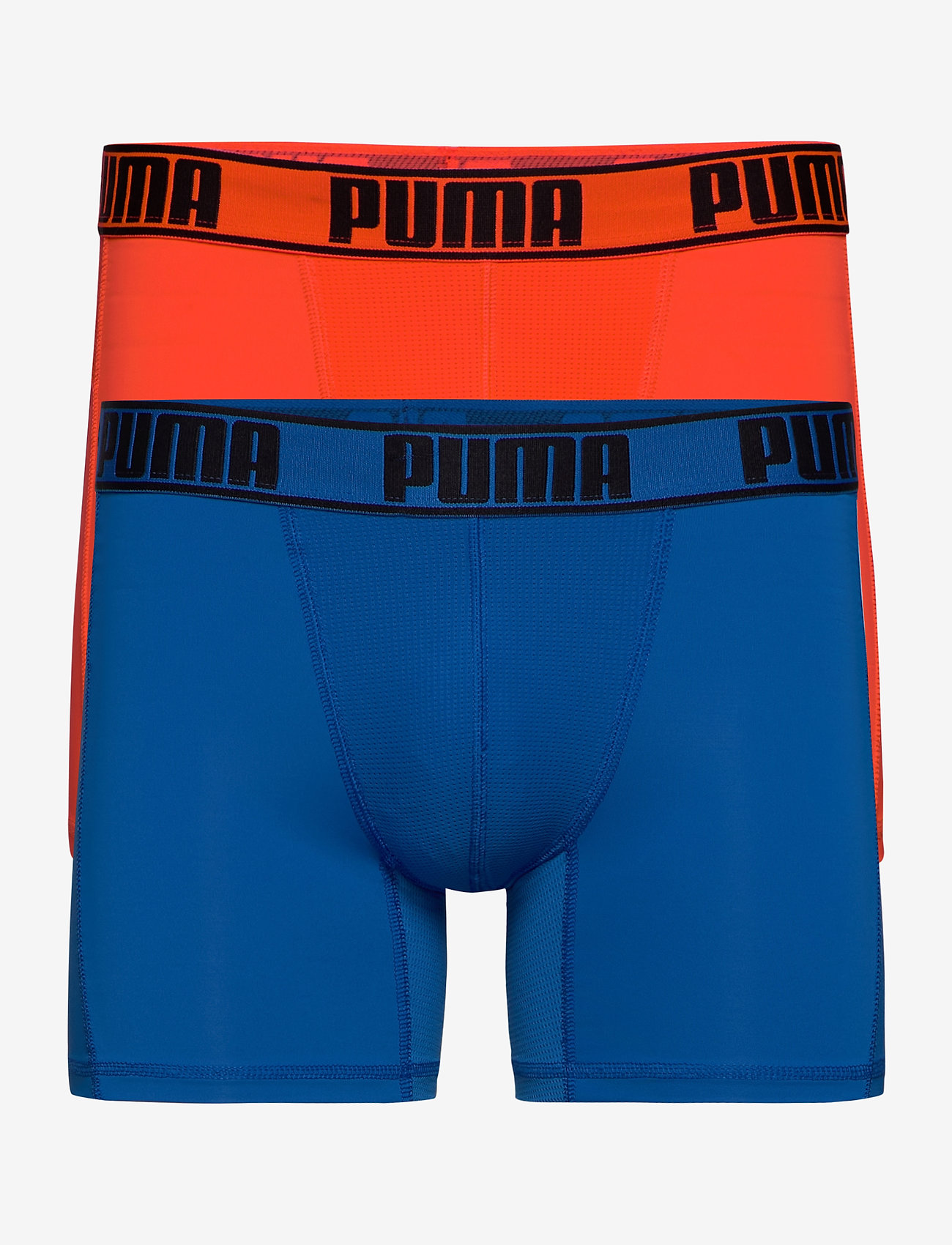 PUMA - PUMA ACTIVE BOXER 2P PACKED - blue / orange - 0