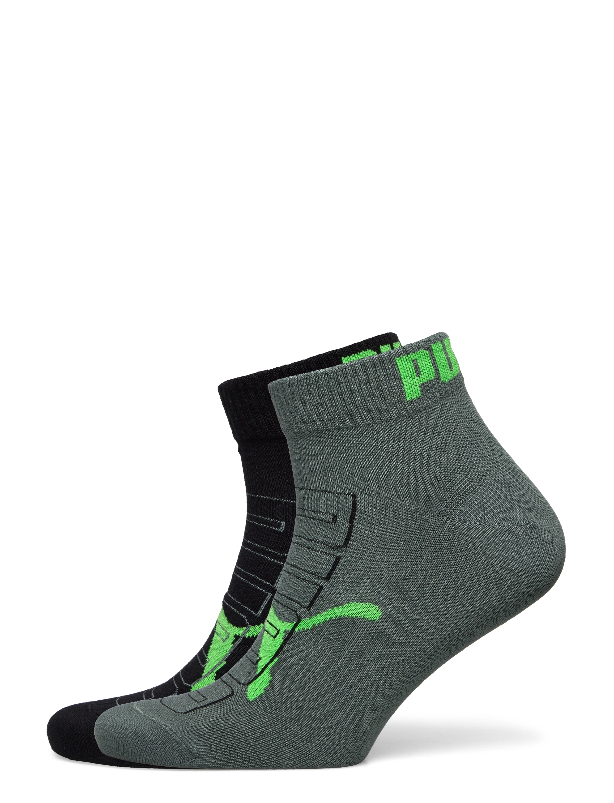 PUMA - PUMA MEN OUTLINE LOGO QUARTER 2P - green combo - 0