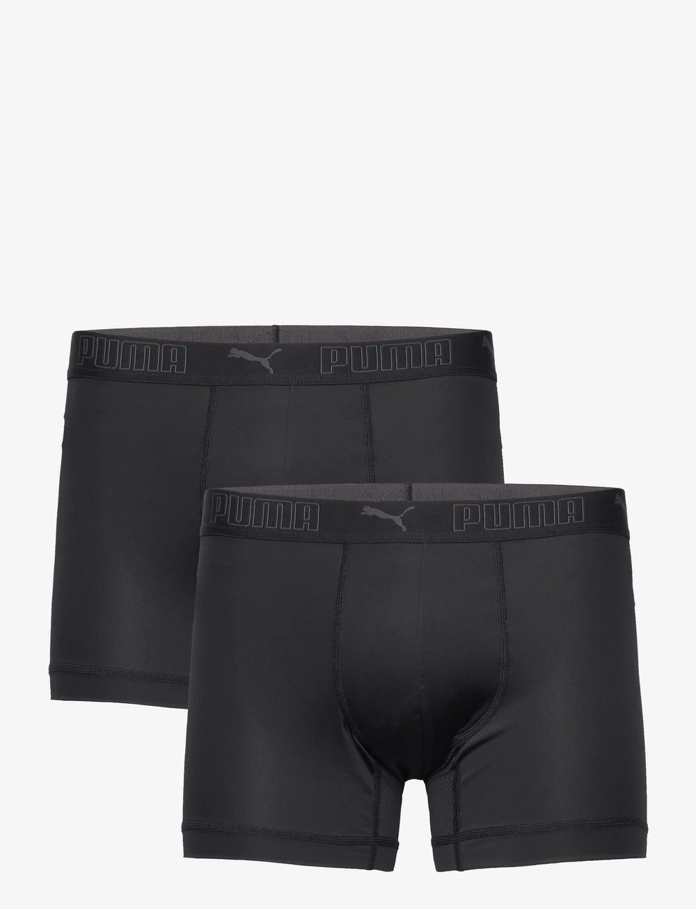 PUMA - PUMA MEN SPORT MICROFIBER BOXERS 2P - boxerkalsonger - black - 1