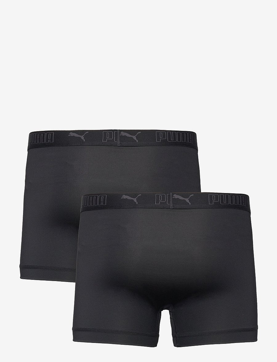 PUMA - PUMA MEN SPORT MICROFIBER BOXERS 2P - boxershorts - black - 4