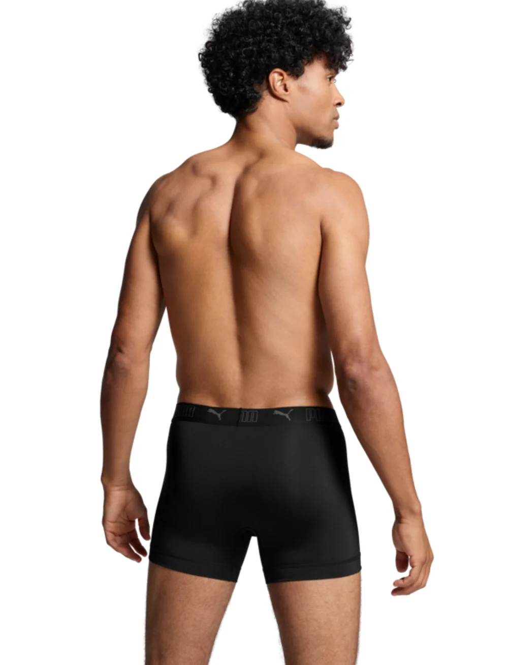 PUMA - PUMA MEN SPORT MICROFIBER BOXERS 2P - boxerkalsonger - black - 2