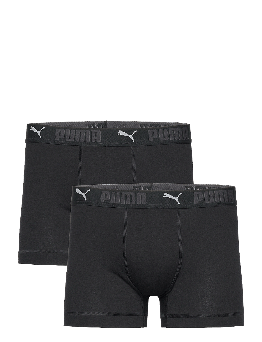 PUMA - PUMA MEN SPORT COTTON BOXERS 2P - boxershorts - black - 1