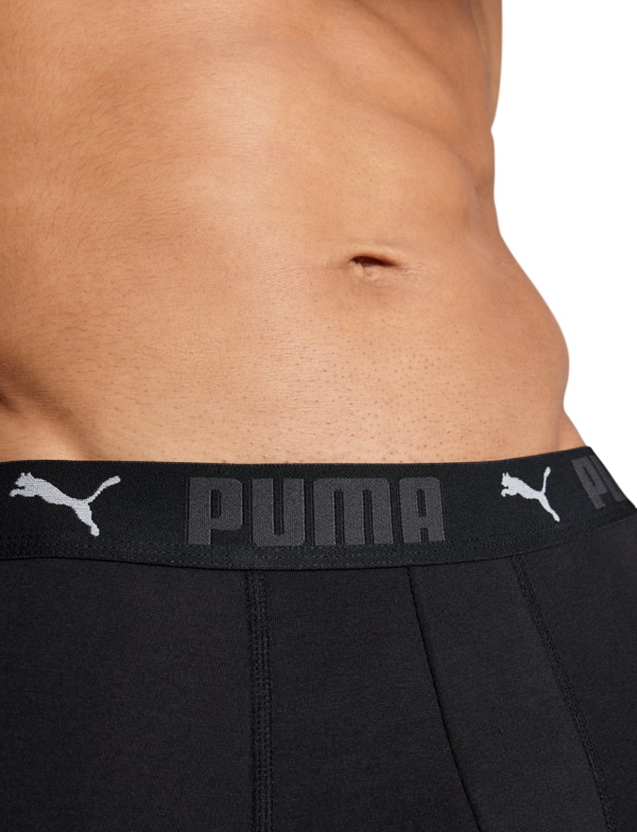 PUMA - PUMA MEN SPORT COTTON BOXERS 2P - boxershorts - black - 4
