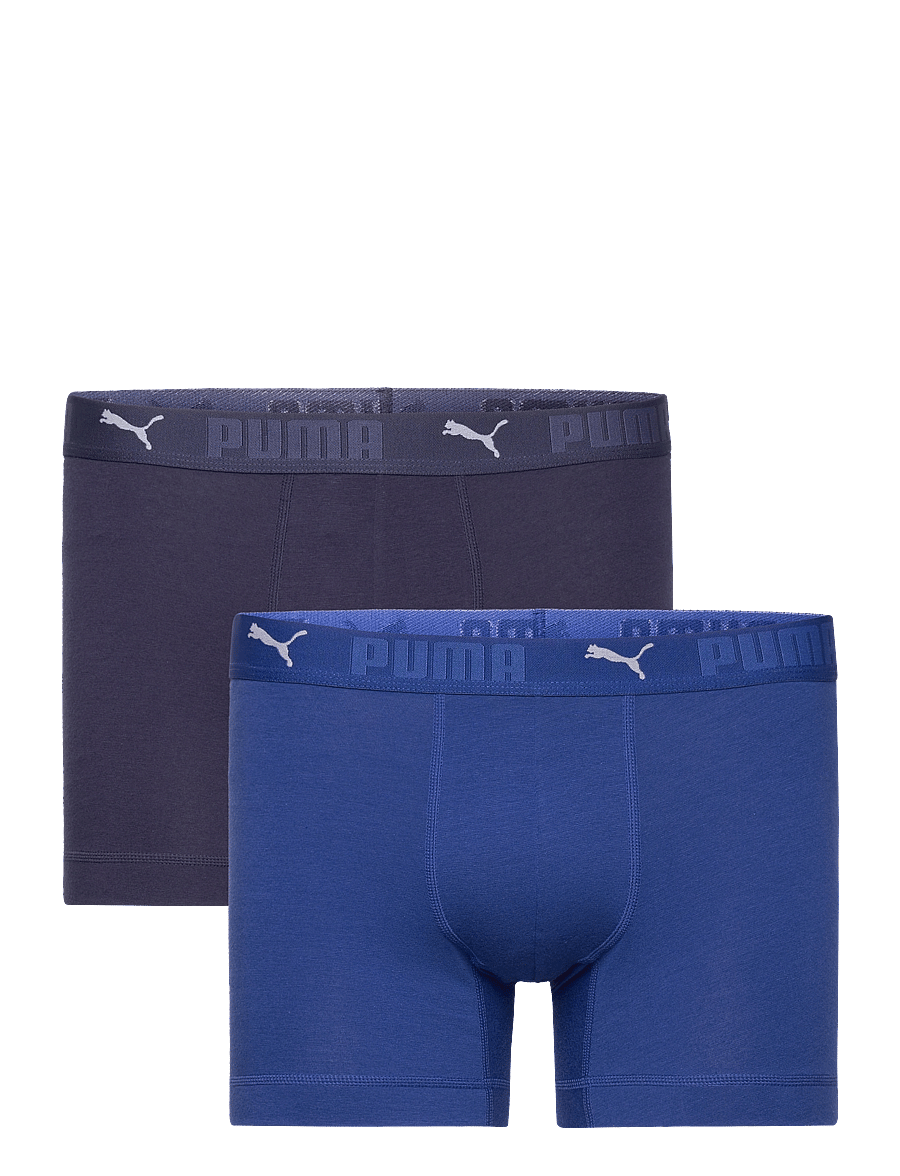 PUMA - PUMA MEN SPORT COTTON BOXERS 2P - boxershorts - blue combo - 1