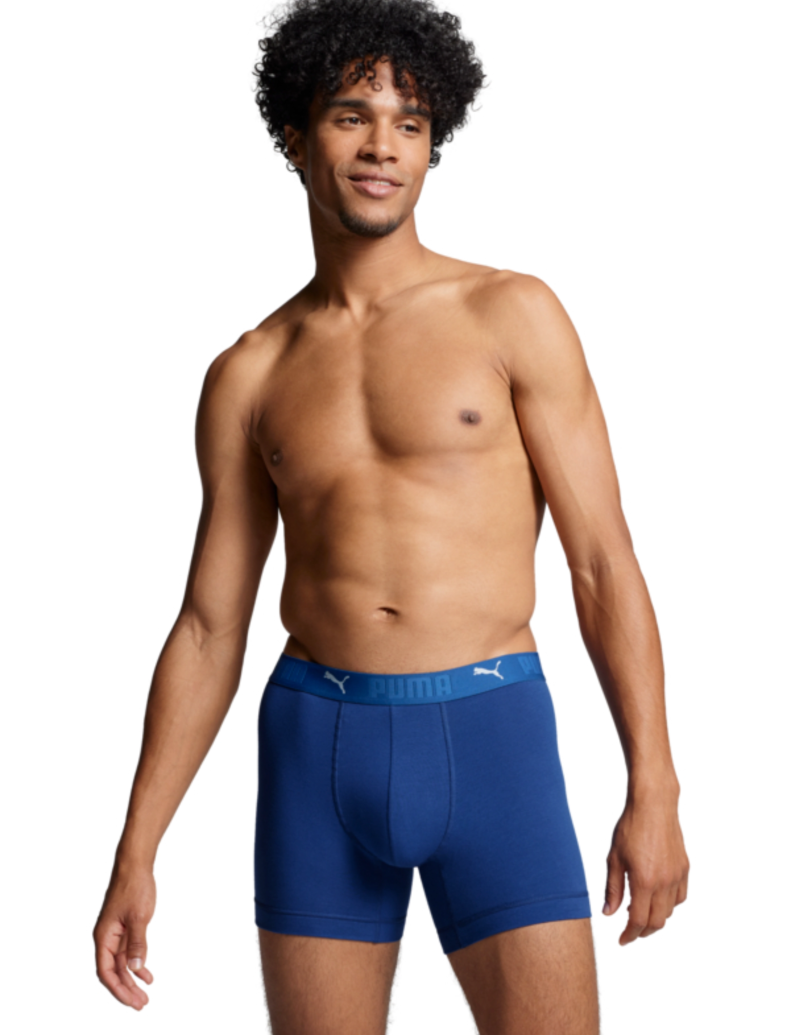 PUMA Puma Men Sport Cotton Boxers 2P, XL, Blue, Sport > Boksershorts, Herre