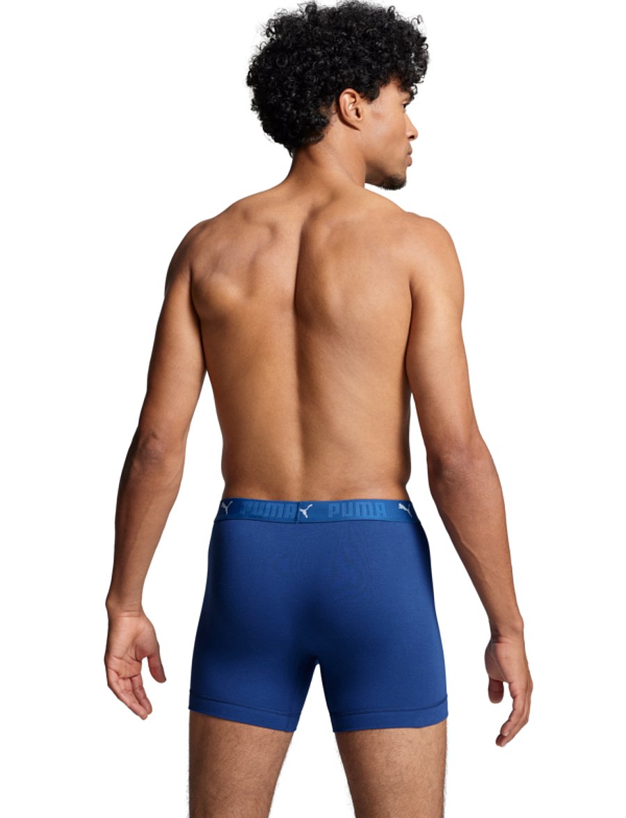 PUMA - PUMA MEN SPORT COTTON BOXERS 2P - boxershorts - blue combo - 3