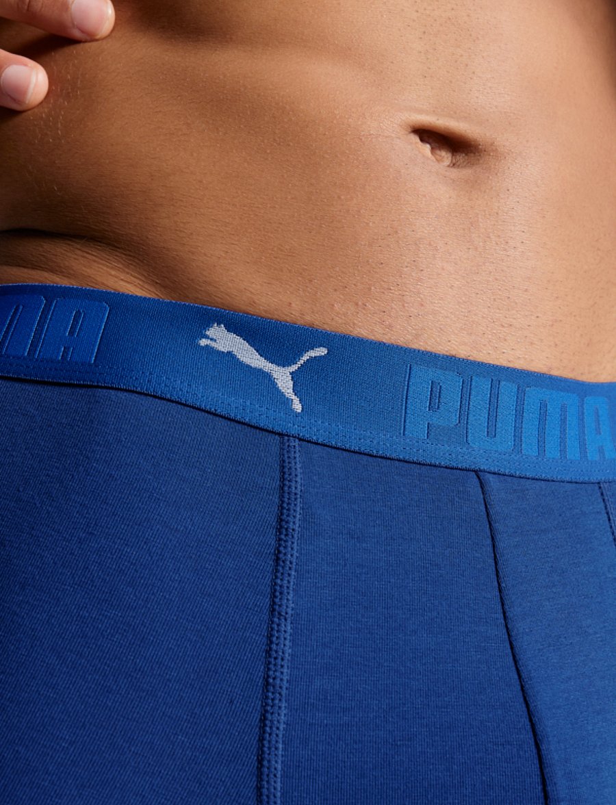 PUMA - PUMA MEN SPORT COTTON BOXERS 2P - boxershorts - blue combo - 5