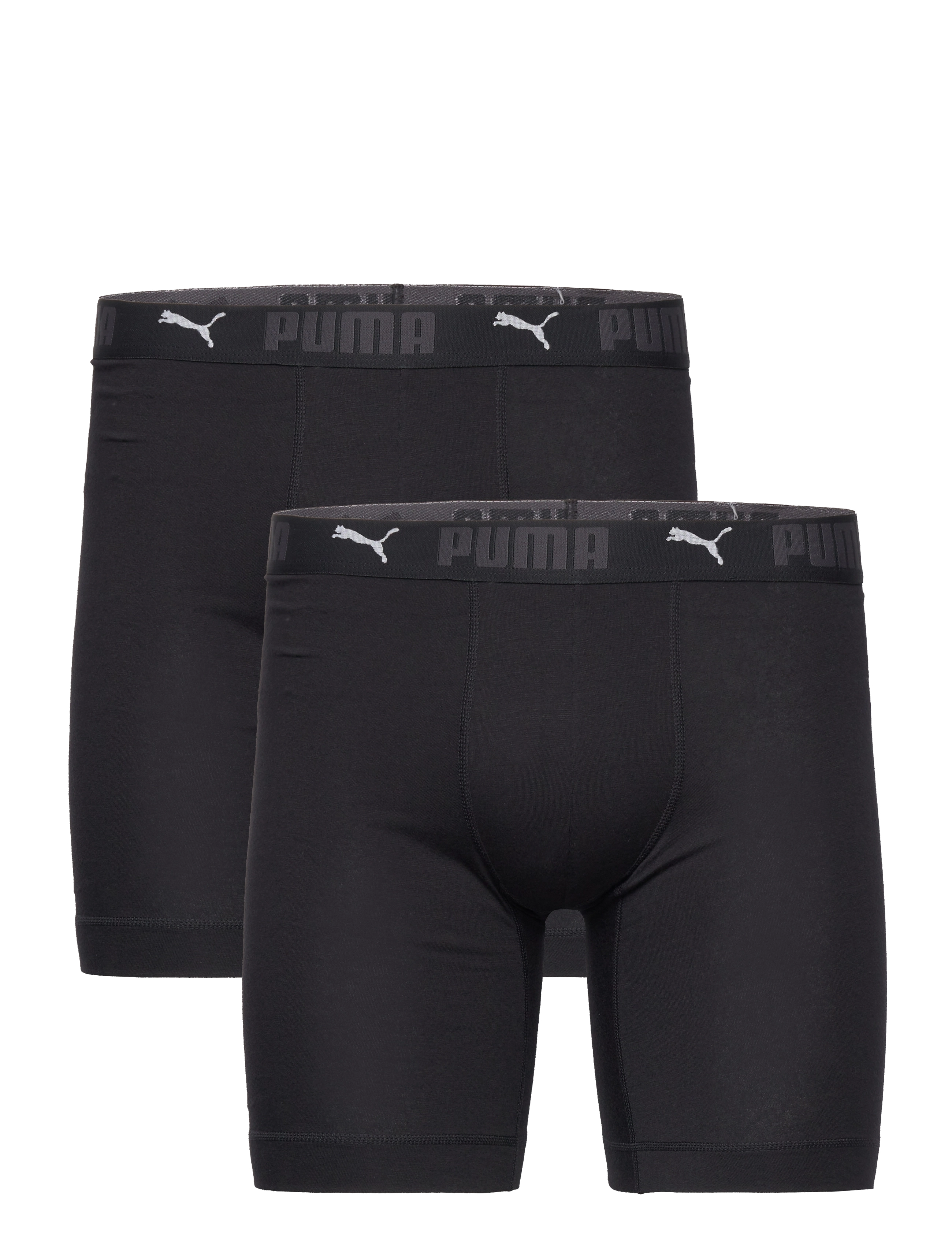 PUMA Puma Herren Sport Baumwolle Long Boxershorts 2 Schwarz - XL - Herren