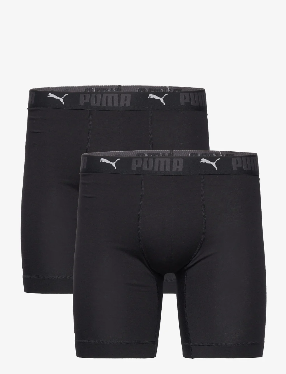 PUMA - PUMA MEN SPORT COTTON LONG BOXERS 2 - boxer briefs - black - 1