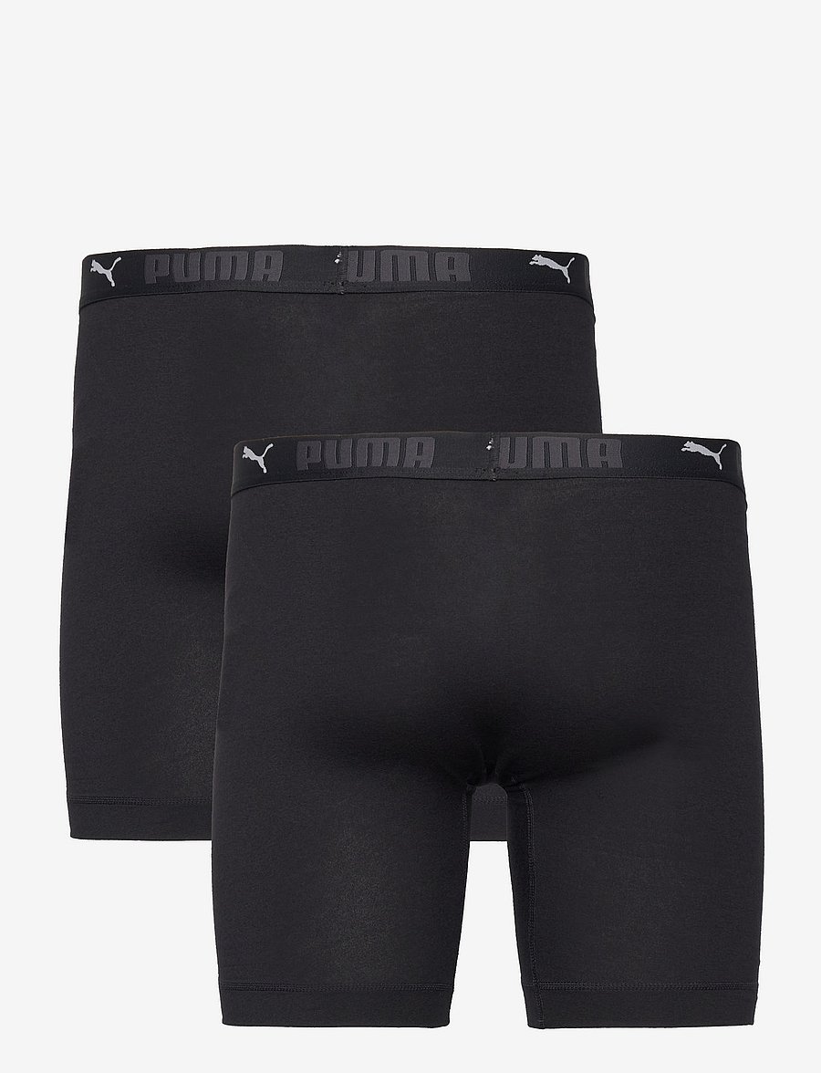 PUMA - PUMA MEN SPORT COTTON LONG BOXERS 2 - boxershorts - black - 5