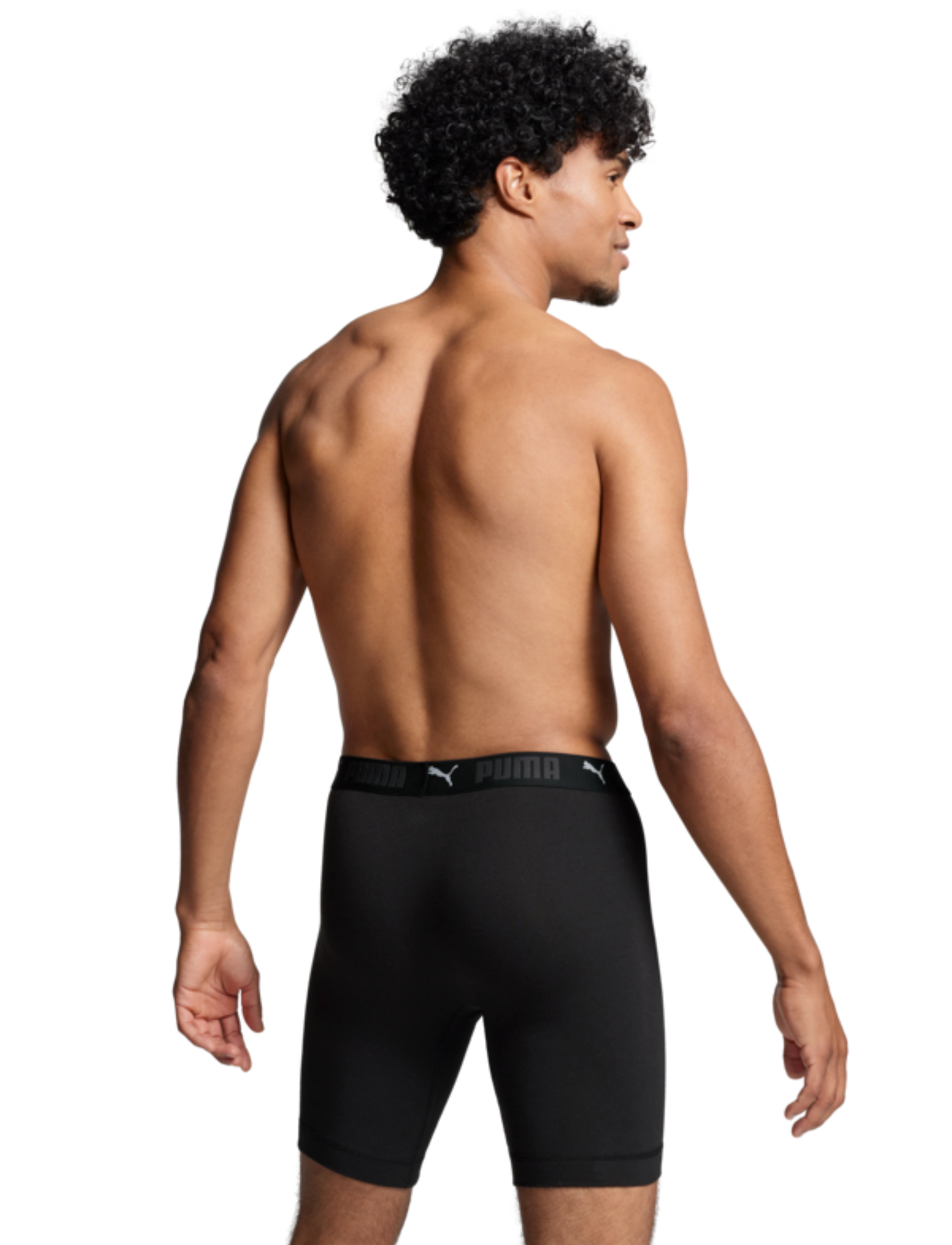 PUMA - PUMA MEN SPORT COTTON LONG BOXERS 2 - boxershorts - black - 2