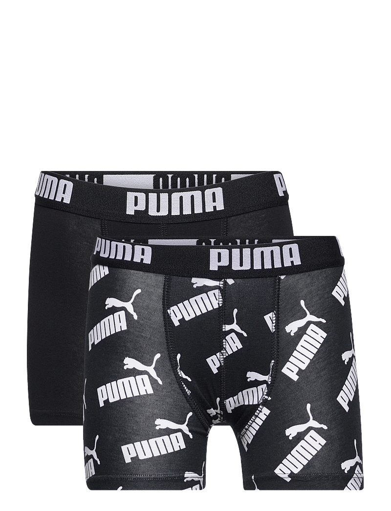 PUMA - PUMA BOYS AOP BOXER 2P - pesu - black - 0