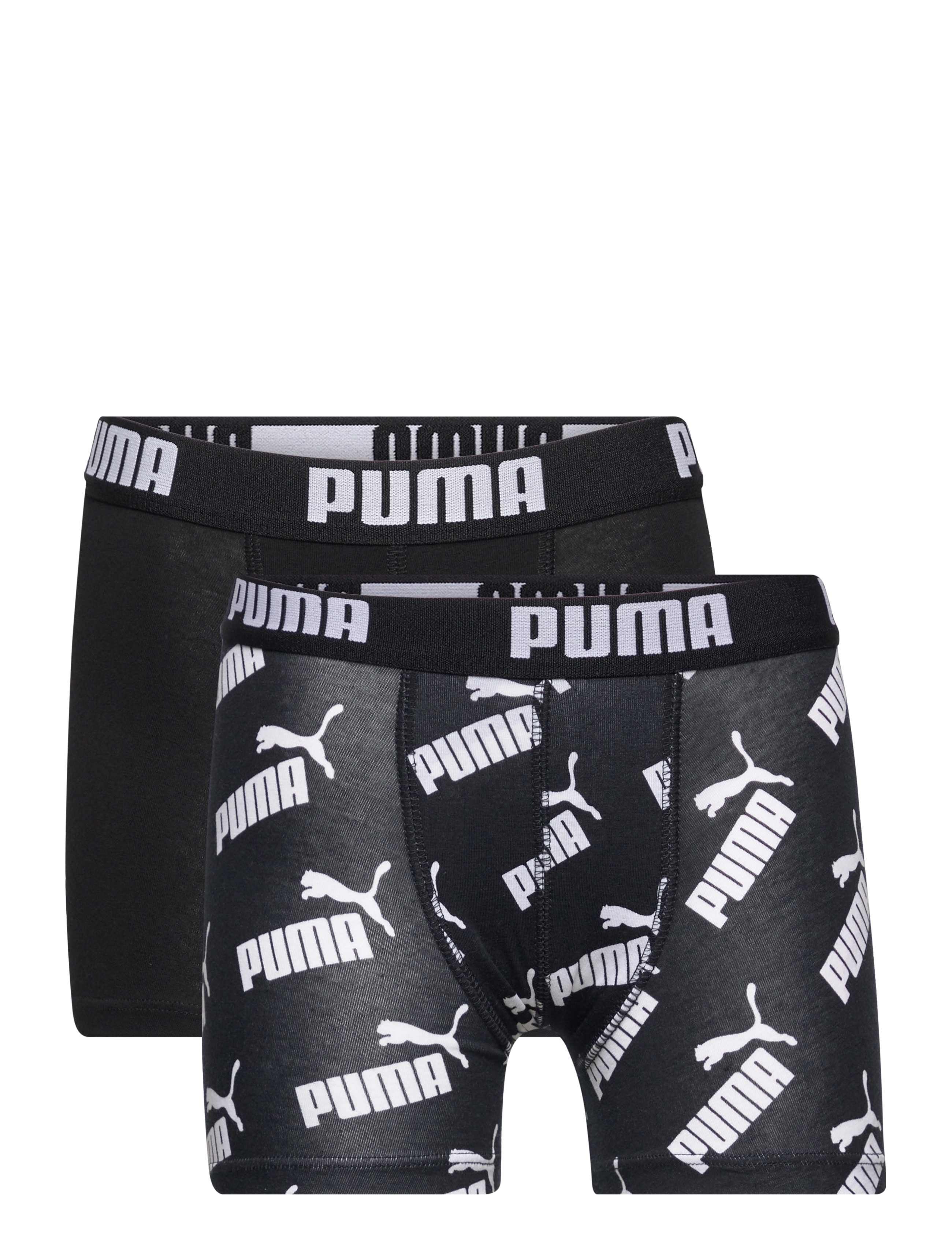 PUMA PUMA BOYS AOP BOXER 2P - Undertøj - BLACK / multi