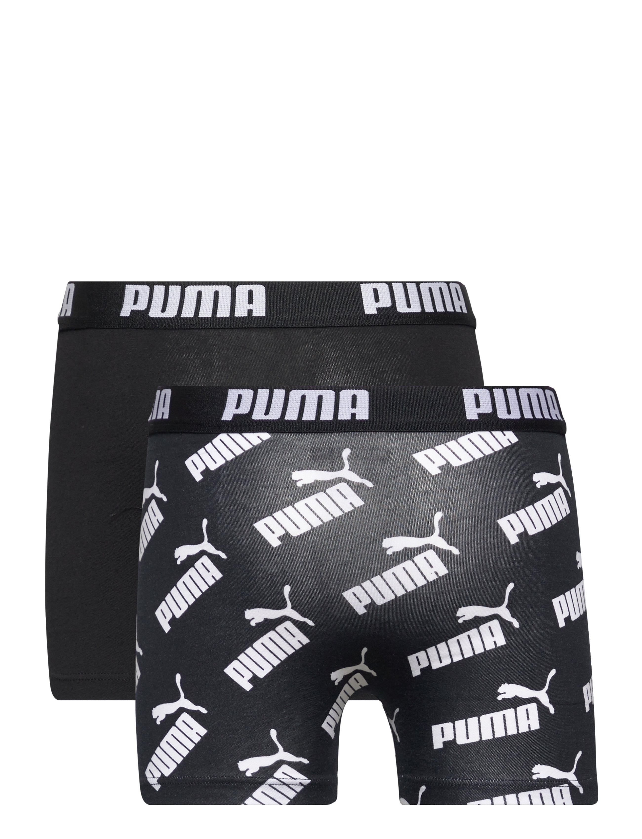 PUMA - PUMA BOYS AOP BOXER 2P - majtki - black - 1