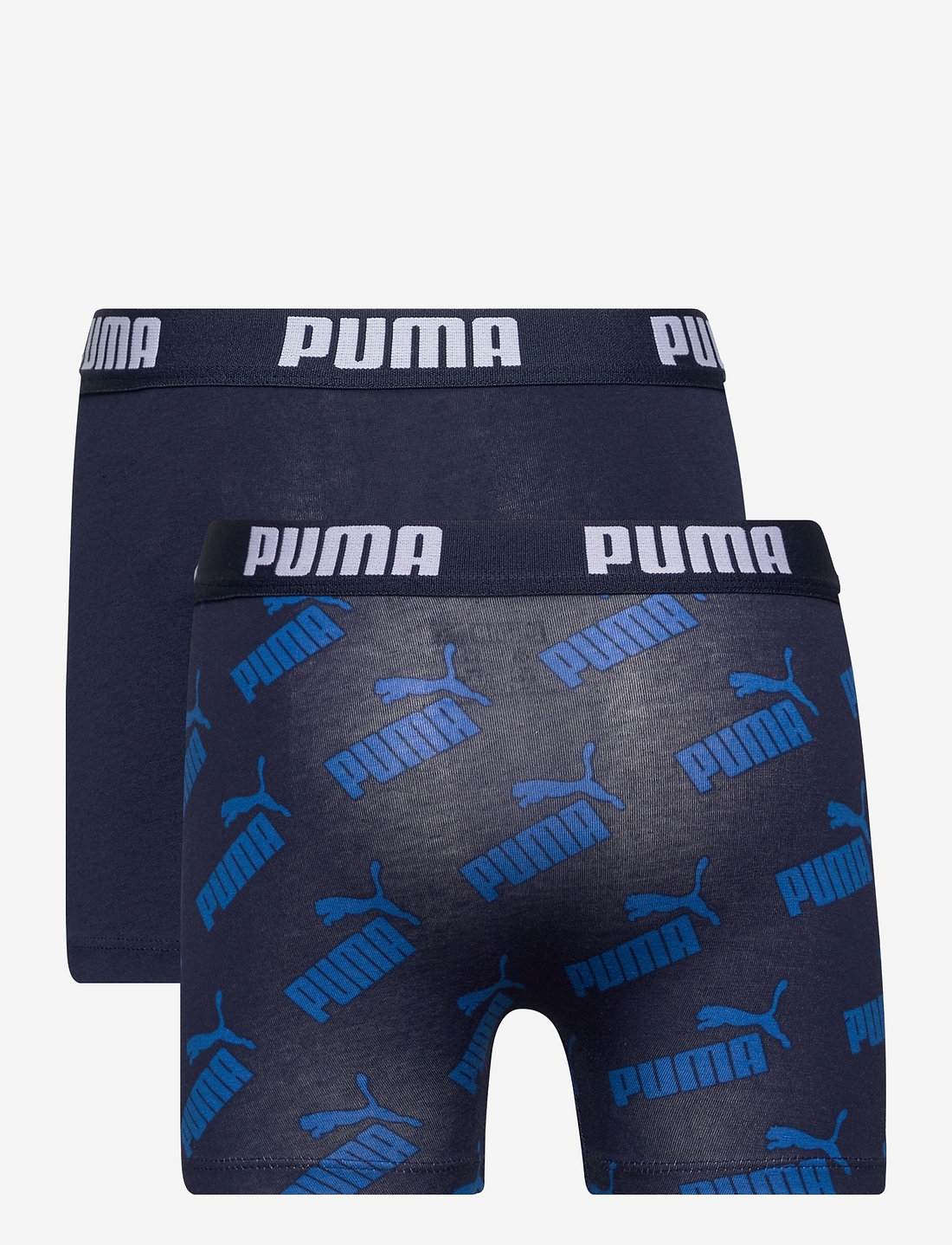 PUMA - PUMA BOYS AOP BOXER 2P - unterhosen - blue - 1