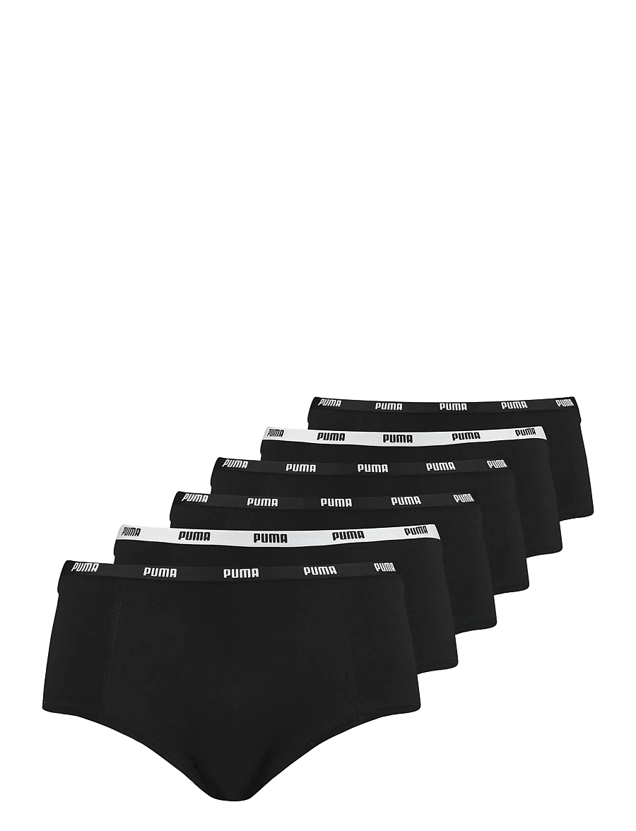 PUMA - PUMA WOMEN MINI SHORT 6P ECOM - unterwäsche & socken - black - 2