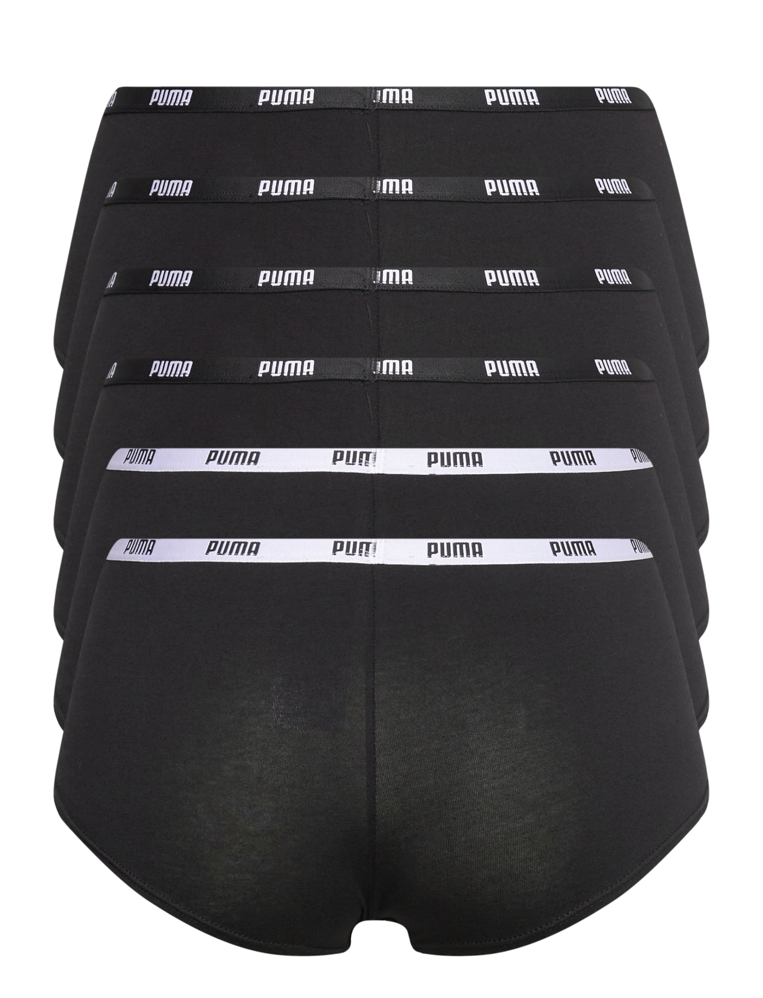 PUMA - PUMA WOMEN MINI SHORT 6P ECOM - apatinis trikotažas ir kojinės - black - 2