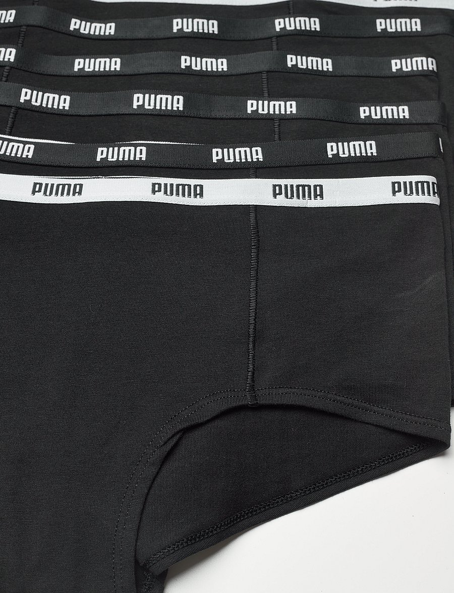 PUMA - PUMA WOMEN MINI SHORT 6P ECOM - apatinis trikotažas ir kojinės - black - 1